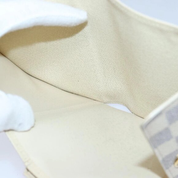 LOUIS VUITTON Damier Azur Portefeuille Alexandra Wallet N63068 LV Auth 87727BRAN - Picture 13 of 16